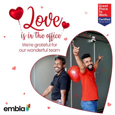 Embla Software Innovation Pvt Ltd On Linkedin Love Is In The Office