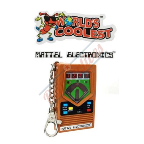 World S Coolest Mattel Electronic Handheld Baseball Game