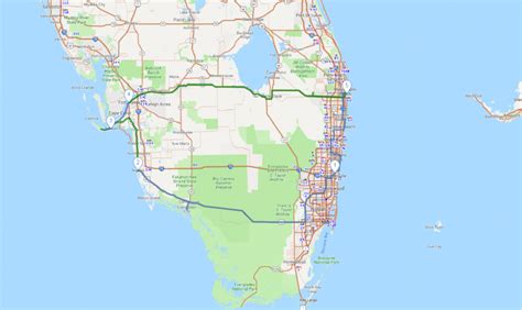 Aaa Florida Road Map American Automobile Association
