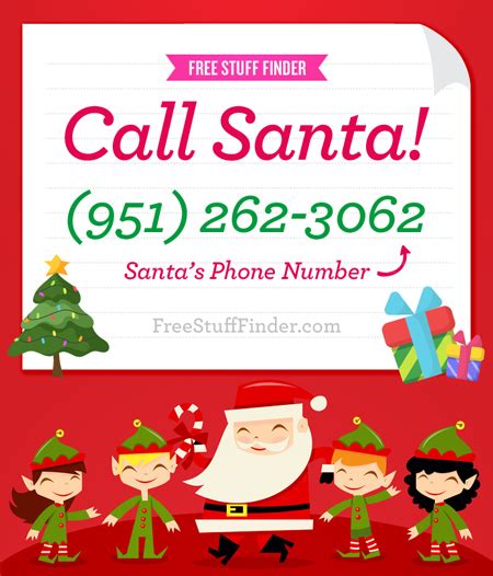 Call Santa For Free Santas Phone Number Fun For Kids