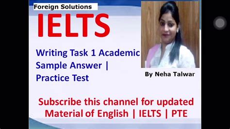 Ielts Writing Task 1 Sample Answers Practice Test Of Ielts Writing