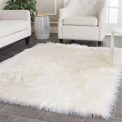 100x150cm Super Soft Silky Sheepskin Rug Fluffy Fur Sofa Cover Faux