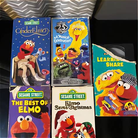 Free Elmo Sesame Street Vhs Video Tapes Vhs Auctions Images And