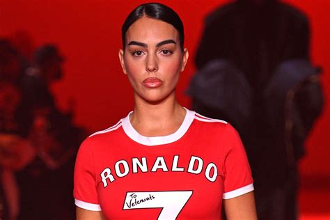 Georgina Rodriguez Wears Cristiano Ronaldo Dress For Paris Fashion Week