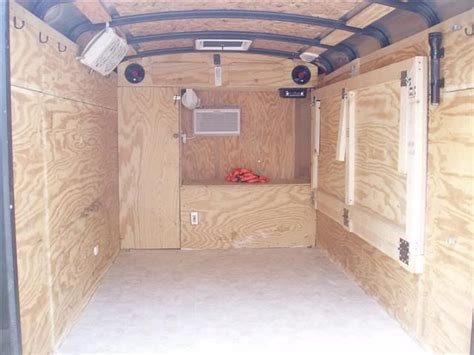 Looking for travel trailer storage ideas that'll help declutter your space and make your rv feel bigger? Posted Image | Trailer storage, Cargo trailer conversion ...