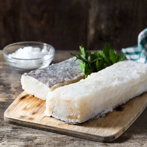Morue blanche salée séchée de Norvège