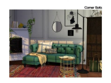 Bcp Corner Sofa Retexture By Shojoangel The Sims 4