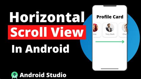 Horizontal Scrollview In Android Studio Horizontal Scrollview In Android Example Scrollview