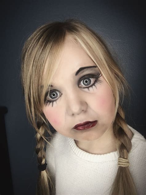 Deadly Doll Halloween Make Up Girl Spooky Halloween