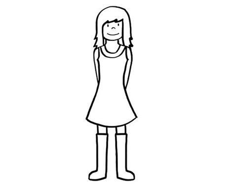 Dibujos Para Calcar De Ninas Faciles