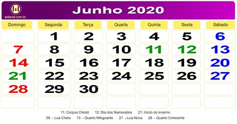 Você está procurando um modelo de calendário para junho de 2021 que sempre ficará com você como amigo? JUNHO, INICIANDO MAIS UM CICLO DE 30 DIAS :: ariltonbrito.com