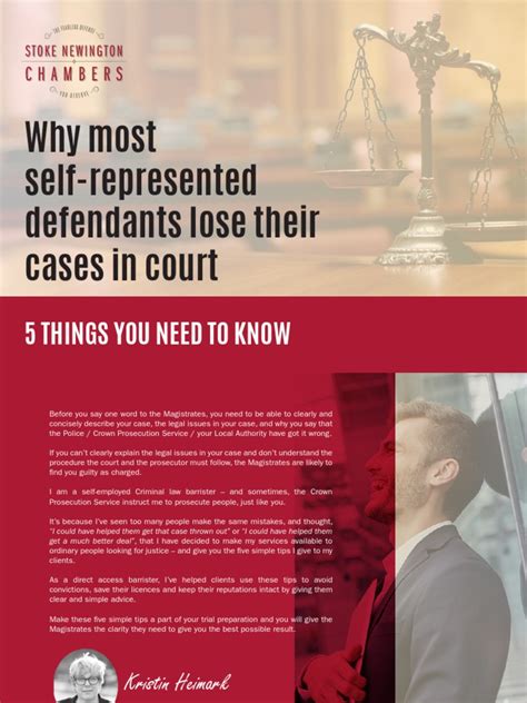 5 Things You Need To Know Pdf Prosecutor Trials