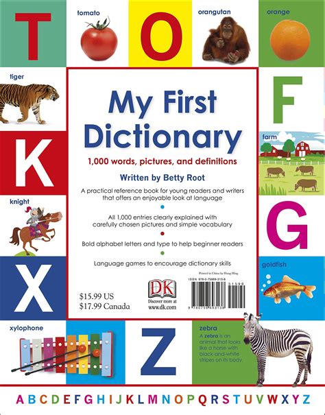 Mua My First Dictionary 1000 Words Pictures And Definitions Trên