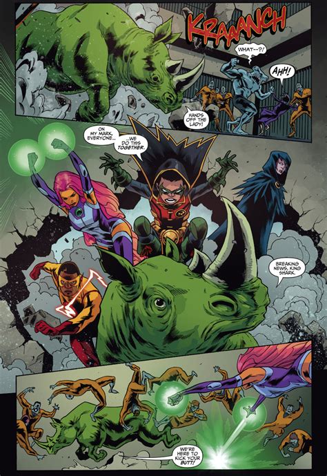 Teen Titans Vs Shark Mutants Comicnewbies