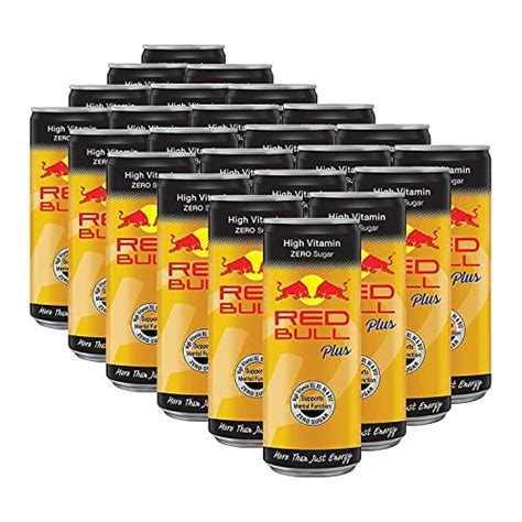 Redbull Plus Energy Drink 250ml Sugar Free Pack Of 24 Cans X 250ml