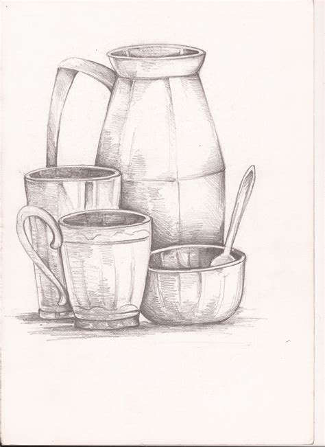 One of the most crucial skills, in still life as in any other drawing, is shading. Still life sketching with pencil. For sale. If interested ...