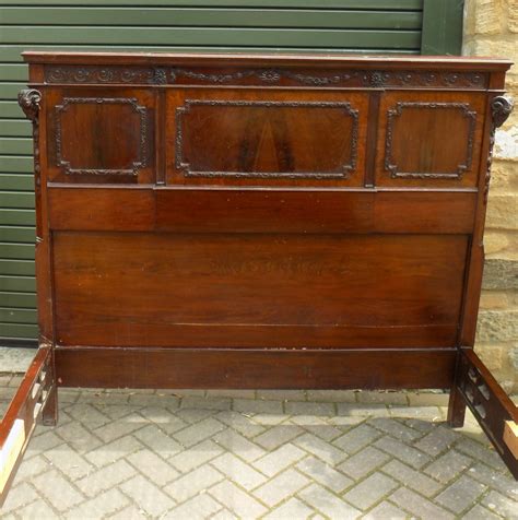 A gorgeous pair of antique french art deco nightstands france, circa 1920s mahogany, with satinwood inlay, marble tops, and original brass. 1920s Carved Mahogany Bedroom Suite | 642062 ...