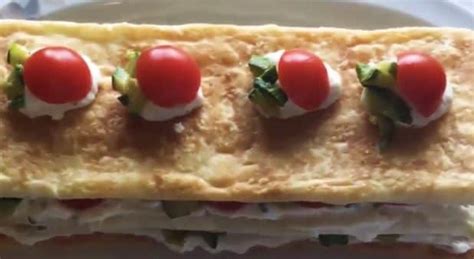 Savory Mille Feuille With Zucchini And Tomato Perfect For A Quick