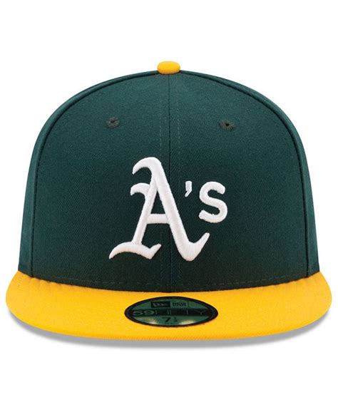 New Era Oakland Athletics Authentic Collection 59fifty Fitted Cap Macys