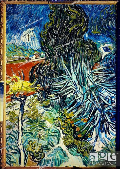 Dr Gachet S Garden In Auvers By Vincent Van Gogh Was Painted In