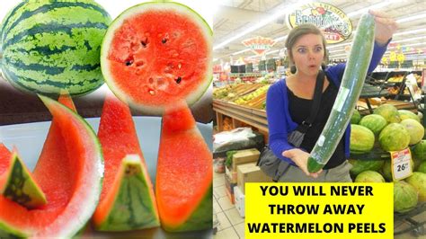 Youll Never Throw Away Watermelon Peels After Watching This Video