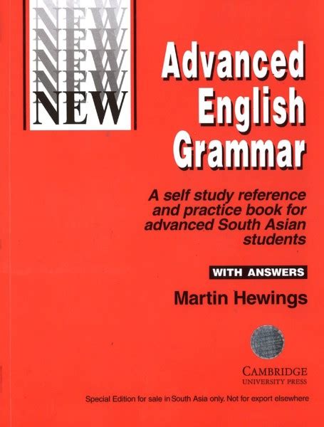 Cambridge Advanced English Grammar With Answers By Martin Hewings