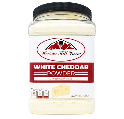 Hoosier Hill Farm White Cheddar Cheese Powder Cheese Lovers 2 Pound