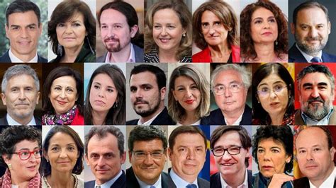 Los 22 ministros del nuevo Gobierno Sánchez 2023