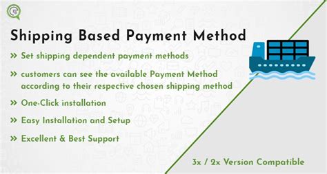 Opencart Shipping Based Payment Methods