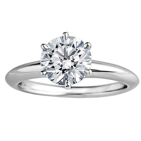 Tiffany And Co Diamond Solitaire Engagement Ring At 1stdibs