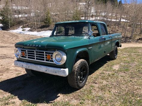 1967 Dodge Power Wagon Crew Cab Forest Service Truck For Sale Dodge