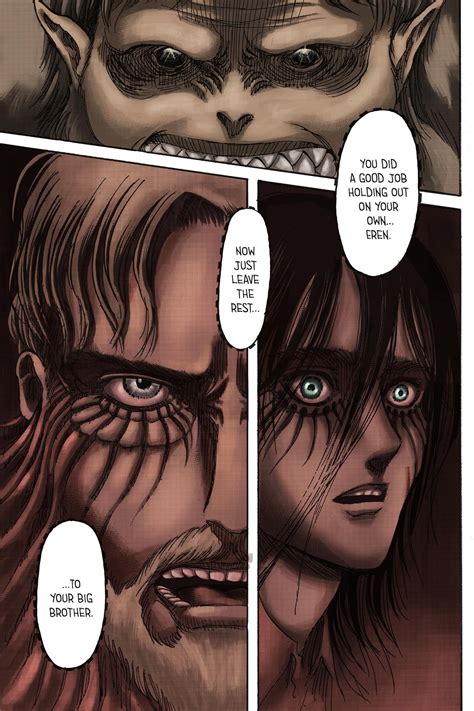 Shingeki No Kyojin Colored Chapter 117 | Shingeki no kyojin, Attack on