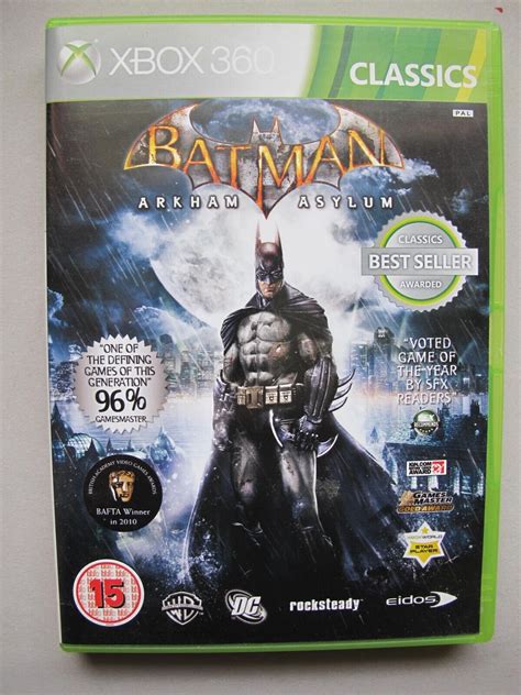 Batman Arkham Asylum Xbox 360 Adventure Classics Best Seller