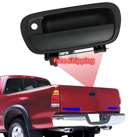 Black Tail Gate Tailgate Handle Texture For Toyota Tundra Pickup Truck