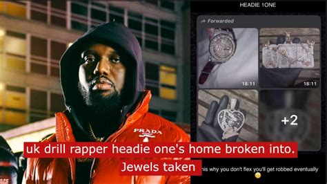 Uk Drill Rapper Headie One Ofb Home Broken Into Jewels Taken Ukdrill Headieone Youtube