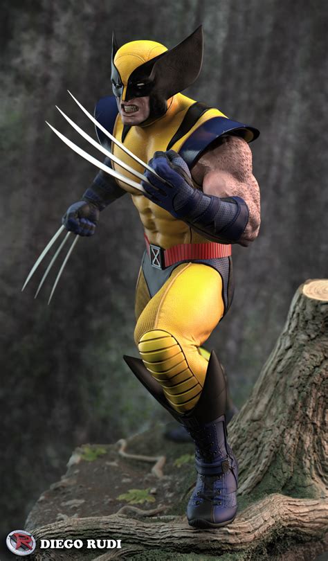 A Wolverine For Practice Zbrushcentral