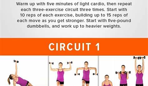 Printable Workout: Full-body, Dumbbell Circuit | POPSUGAR Fitness
