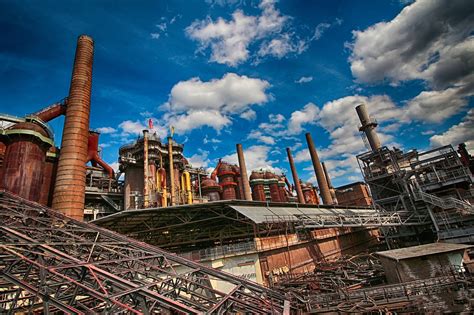 Download Free Photo Of Ironworks Blast Furnaces Steel Steel Mill