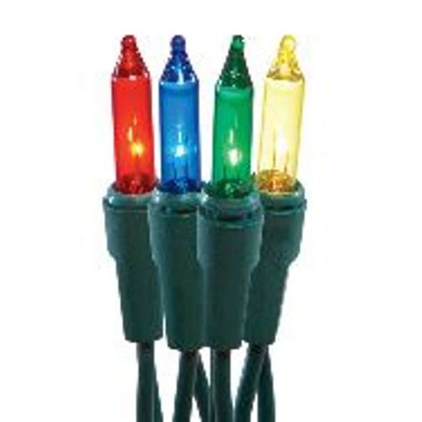 100 Ct Multi Color Incandescent Mini Light Set 21 Theisens Home