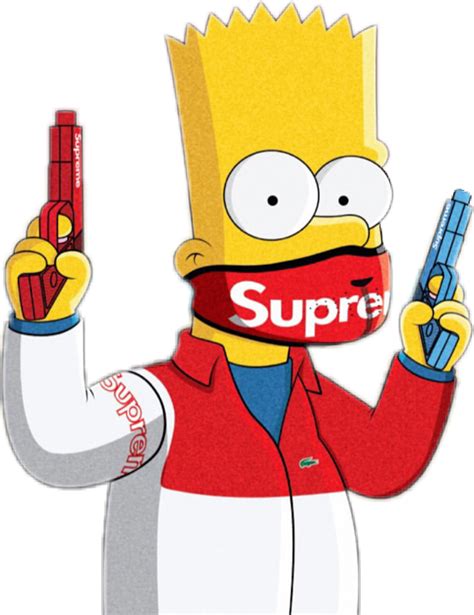 Cool Supreme Wallpapers Bart Simpson