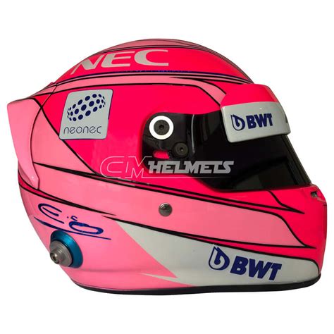Purchase this product now and earn 220 points! ESTEBAN OCON 2018 F1 REPLICA HELMET FULL SIZE | CM Helmets