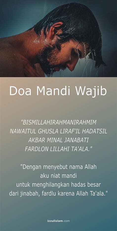 Cara Mandi Wajib Dengan Baik Dan Benar – Satu Trik