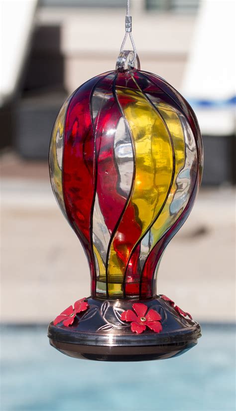 10 best hummingbird feeders to buy in 2021. Best Small Hanging Hummingbird Feeder - Beautiful Glass ...