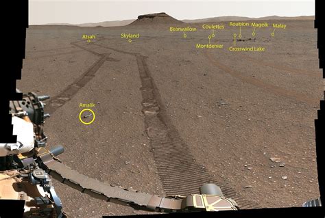 Nasas Perseverance Snaps Photo Of 10 Backup Samples On Mars That Could