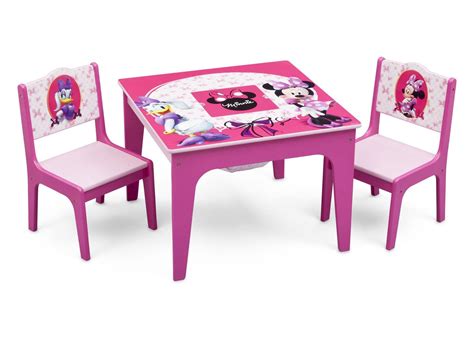 Minnie Mouse Deluxe Table And Chair Set With Storage Table And Chair Sets Table And Chairs