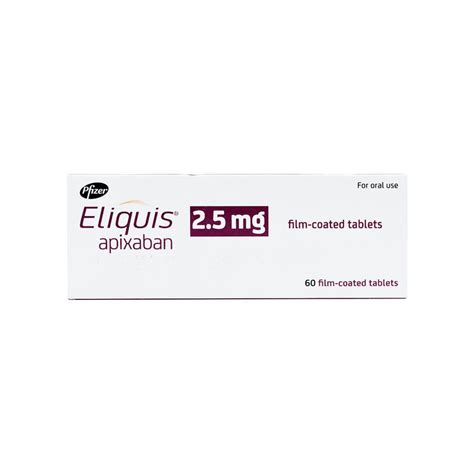 Buy Eliquis 2 5mg Tablet 60 S Online In Qatar View Usage Benefits And Side Effects