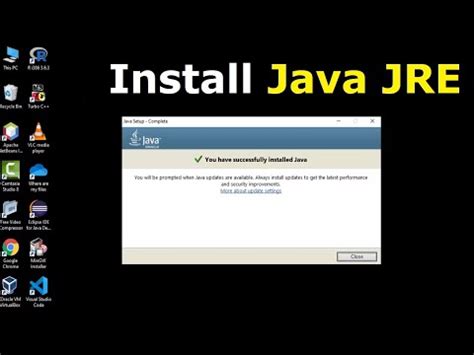 How To Install Java Jre Java Runtime Environment On Windows Youtube