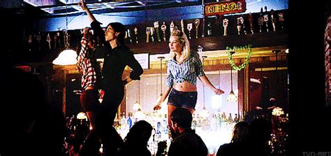 this full on coyote ugly bar dance a tribute to damon s dancing on the vampire diaries