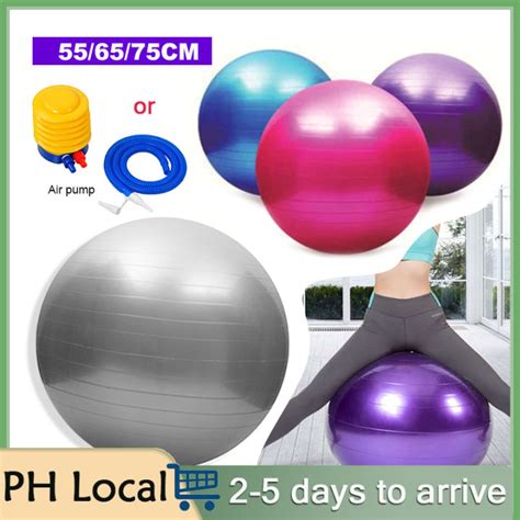 Pvc Yoga Ball Balance Fitball 756555cm Explosion Proof 2mm Thicken