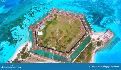 Dry Tortugas National Park Fort Jefferson Florida Usa Stock Image